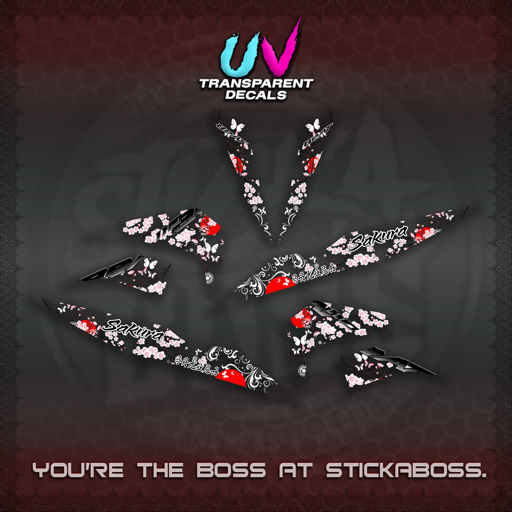 BEAT V2 UV TRANSPARENT INDO DECALS (2026 SAKURA NEW STYLE)STICKER DECALS By STICKABOSS