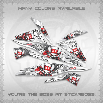 BEAT FI V1 FOR WHITE DECALS (2026 NEW RCB 2.0 DESIGN) STICKER KITS BY STICKABOSS