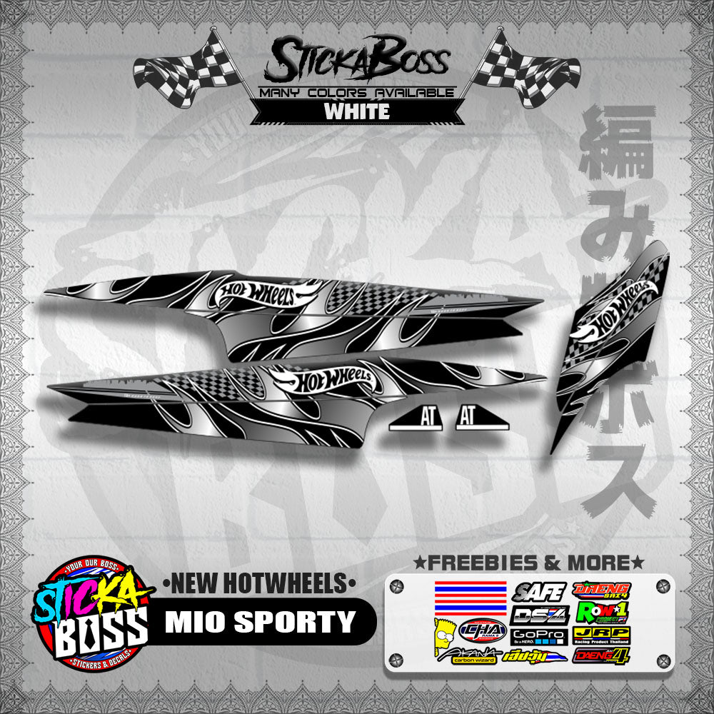 MIO SPORTY DECALS ( NEW HOTWHEELS )【WITH FREEBIES】