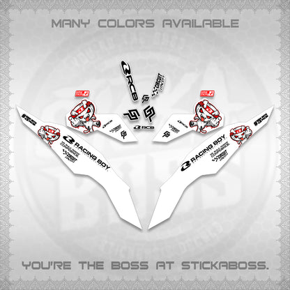 CLICK V3 DECALS (2026 RACE ZOMBIE DESIGN)STICKER DECALS By STICKABOSS