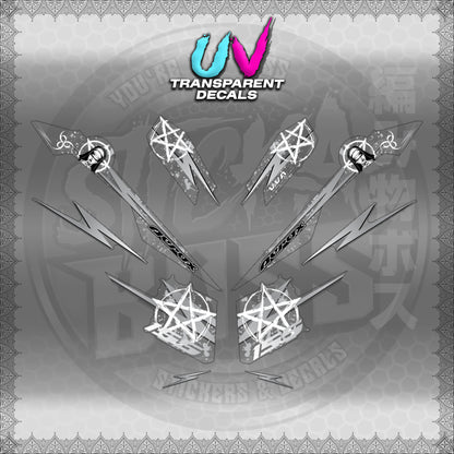 【PREMIUM UV PRINT】TRANSPARENT AEROX V3 ALPHA TURBO INDO (AV3STLASA)【WITH FREEBIES】