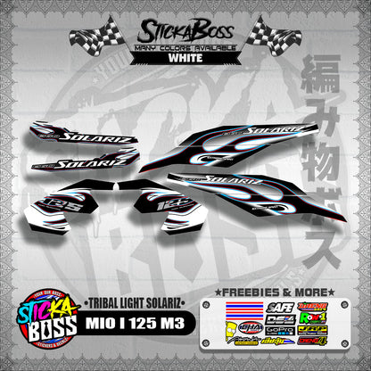 MIO I 125 M3 DECALS ( TRIBAL LIGHT SOLARIZ )【WITH FREEBIES】