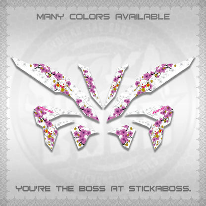 CLICK 125 V3 DECALS (LUCKY CAT SAKURA)STICKER DECALS By STICKABOSS