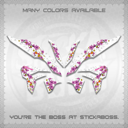 CLICK 125 V3 DECALS (LUCKY CAT SAKURA)STICKER DECALS By STICKABOSS