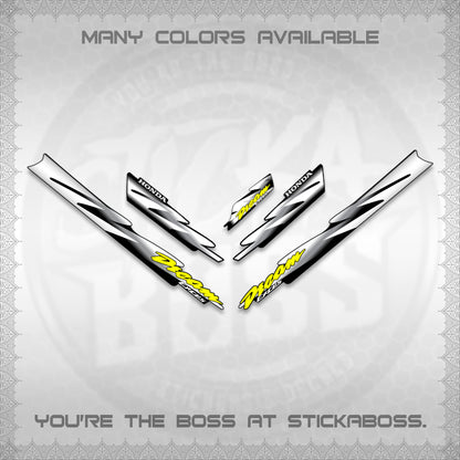 HONDA DREAM EXCESS STOCK DECALS (001 Design)STICKER DECALS By STICKABOSS (Copy)