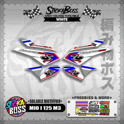 MIO I 125 M3 DECALS ( SOLARIZ MOTIFF88 )【WITH FREEBIES】