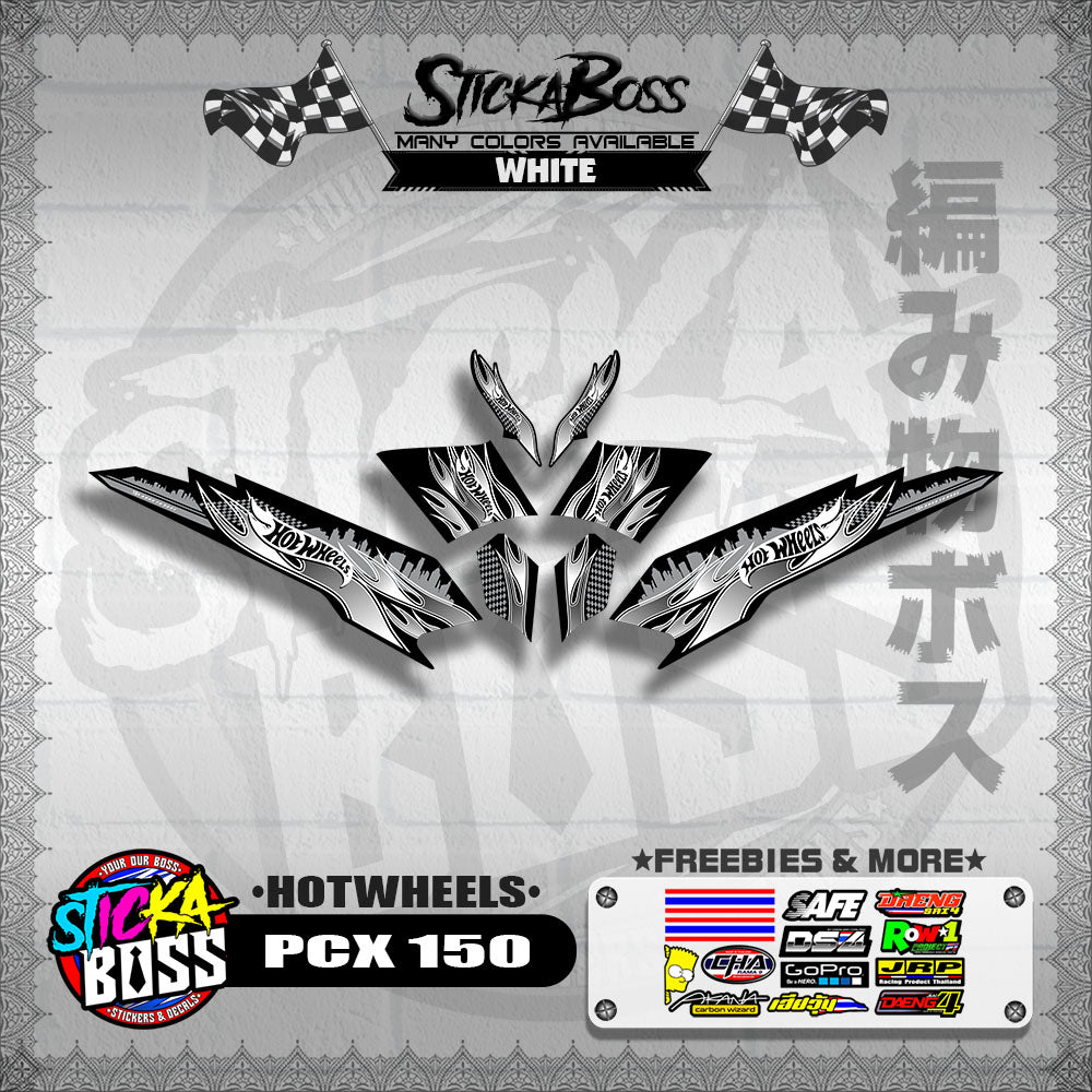 PCX 150 DECALS ( HOTWHEELS )【WITH FREEBIES】