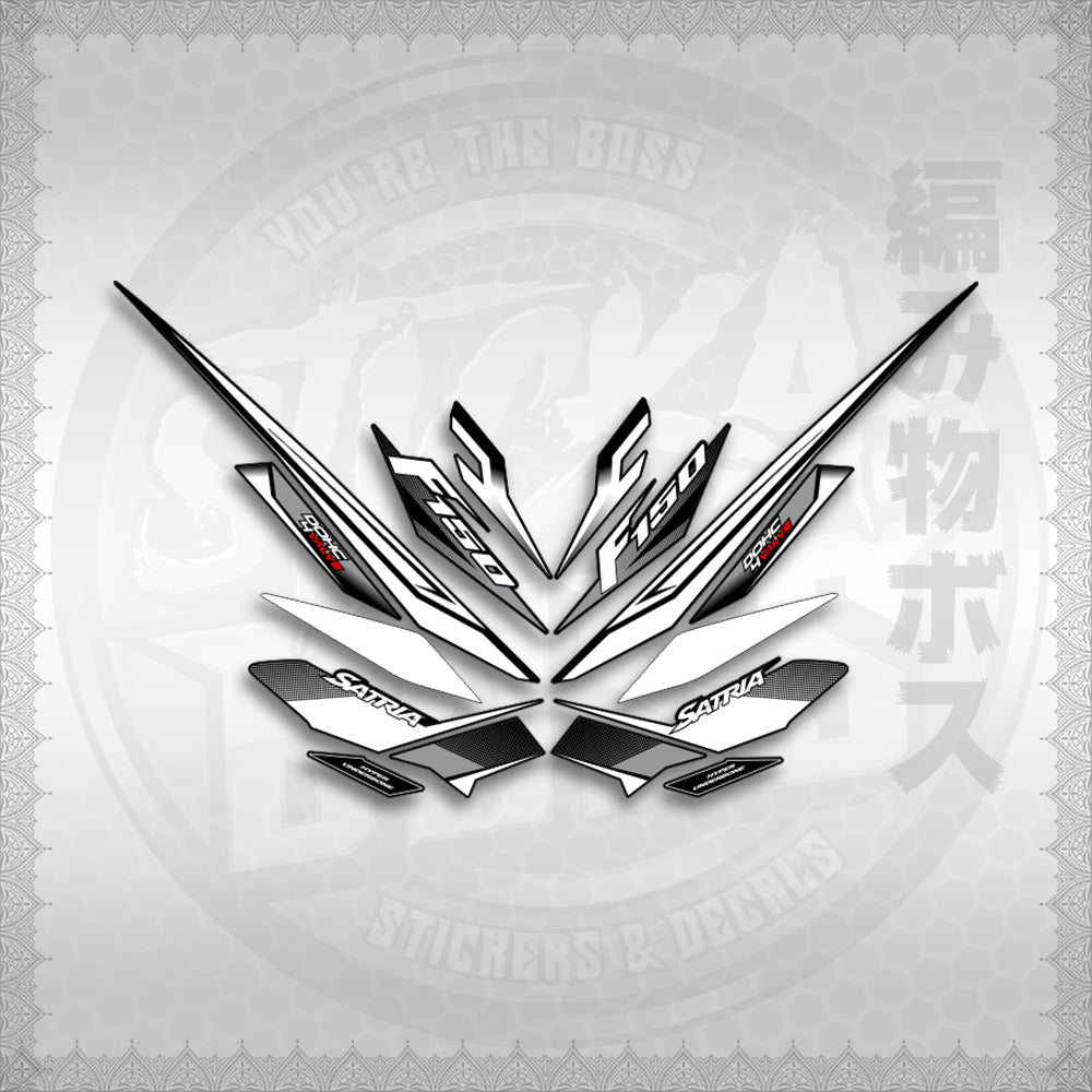 STICKER DECALS for RAIDER 150 FI THAI (RFISATH03DE) By STICKABOSS (SOFIE LAMINATED WATERPROOF)