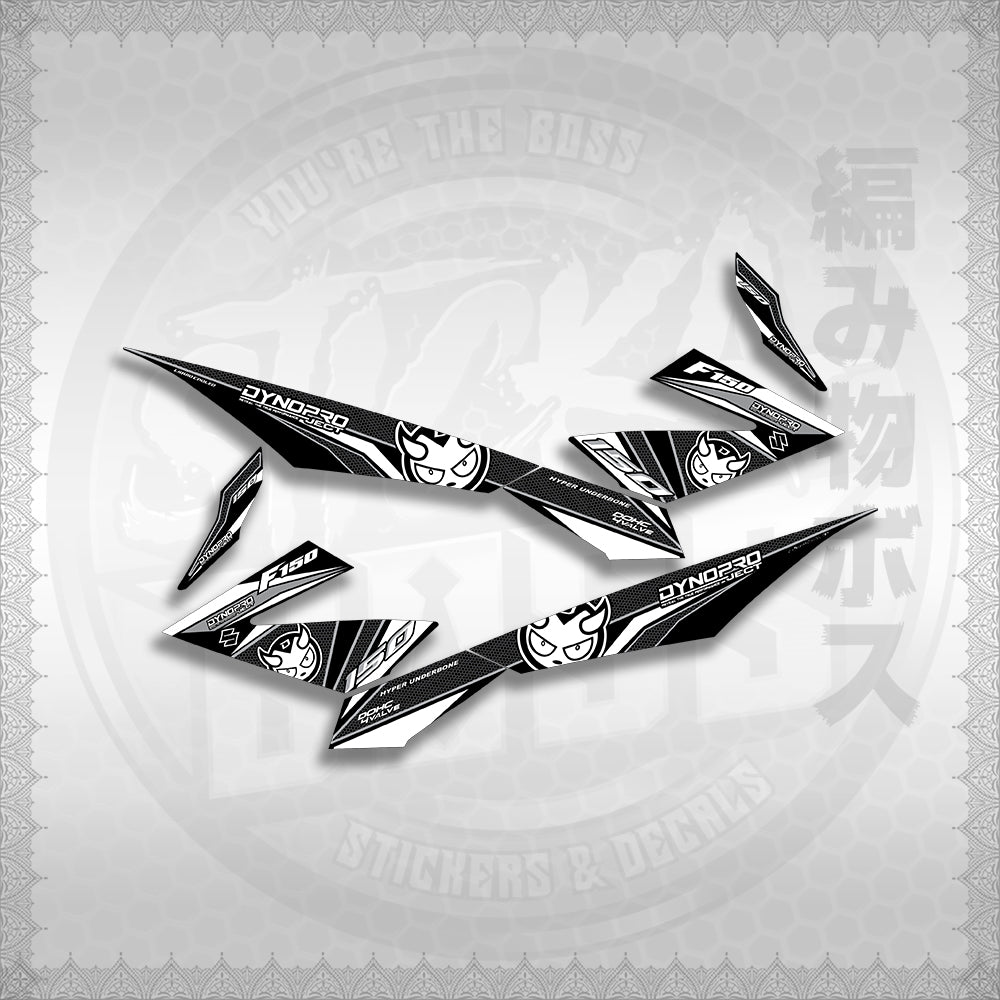 STICKER DECALS for RAIDER 150 FI (RFISADYPRF1) By STICKABOSS (SOFIE LAMINATED WATERPROOF)