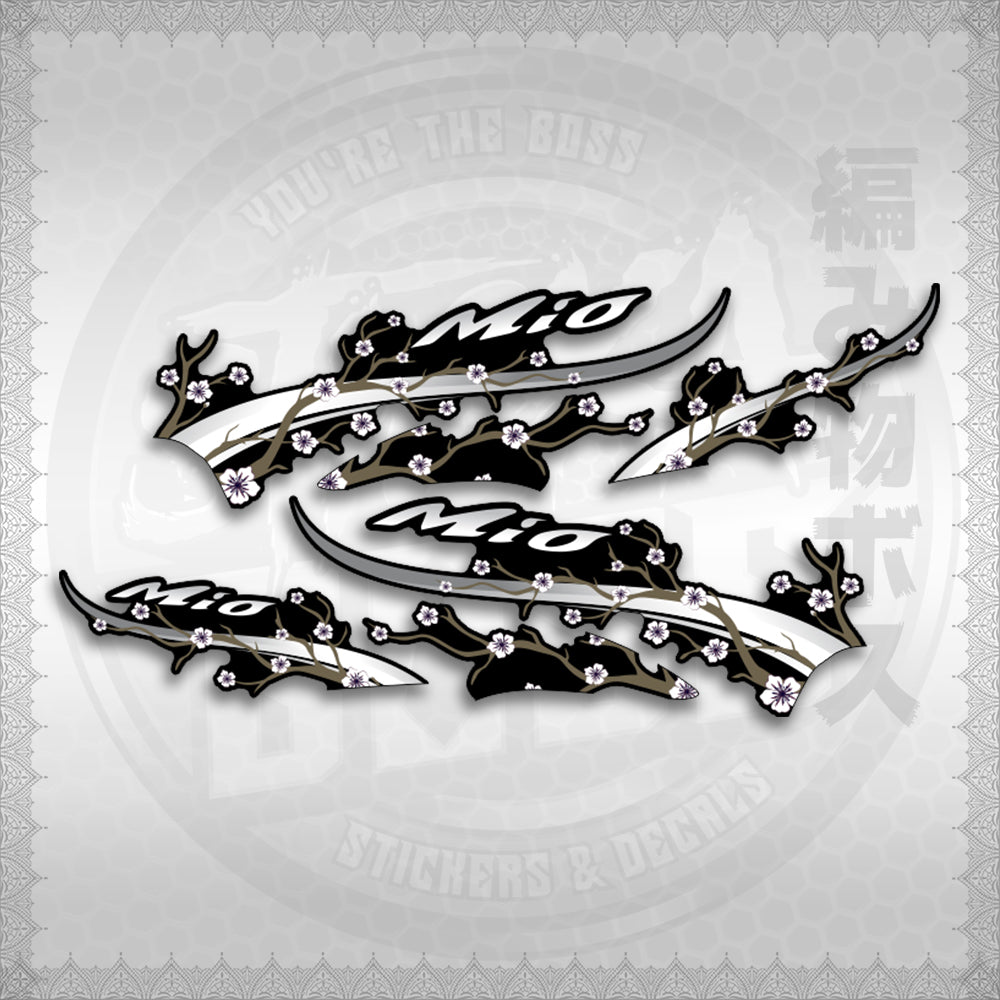 STICKER DECALS for MIO SPORTY (MSPSAXFL) By STICKABOSS (SOFIE LAMINATED WATERPROOF)