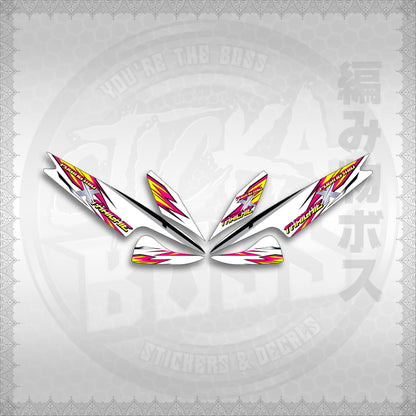 STICKER DECALS for MIO 1 (MIRPOXTH) By STICKABOSS (SOFIE LAMINATED WATERPROOF)