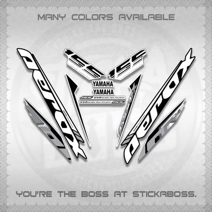 AEROX V3 STOCK STRIPING DECALS (SP EDITION)STICKER DECALS By STICKABOSS