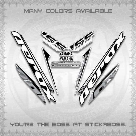 AEROX V3 STOCK STRIPING DECALS (SP EDITION)STICKER DECALS By STICKABOSS