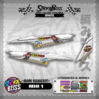MIO 1 INDO DECALS ( BOM RANGSIT )【WITH FREEBIES】