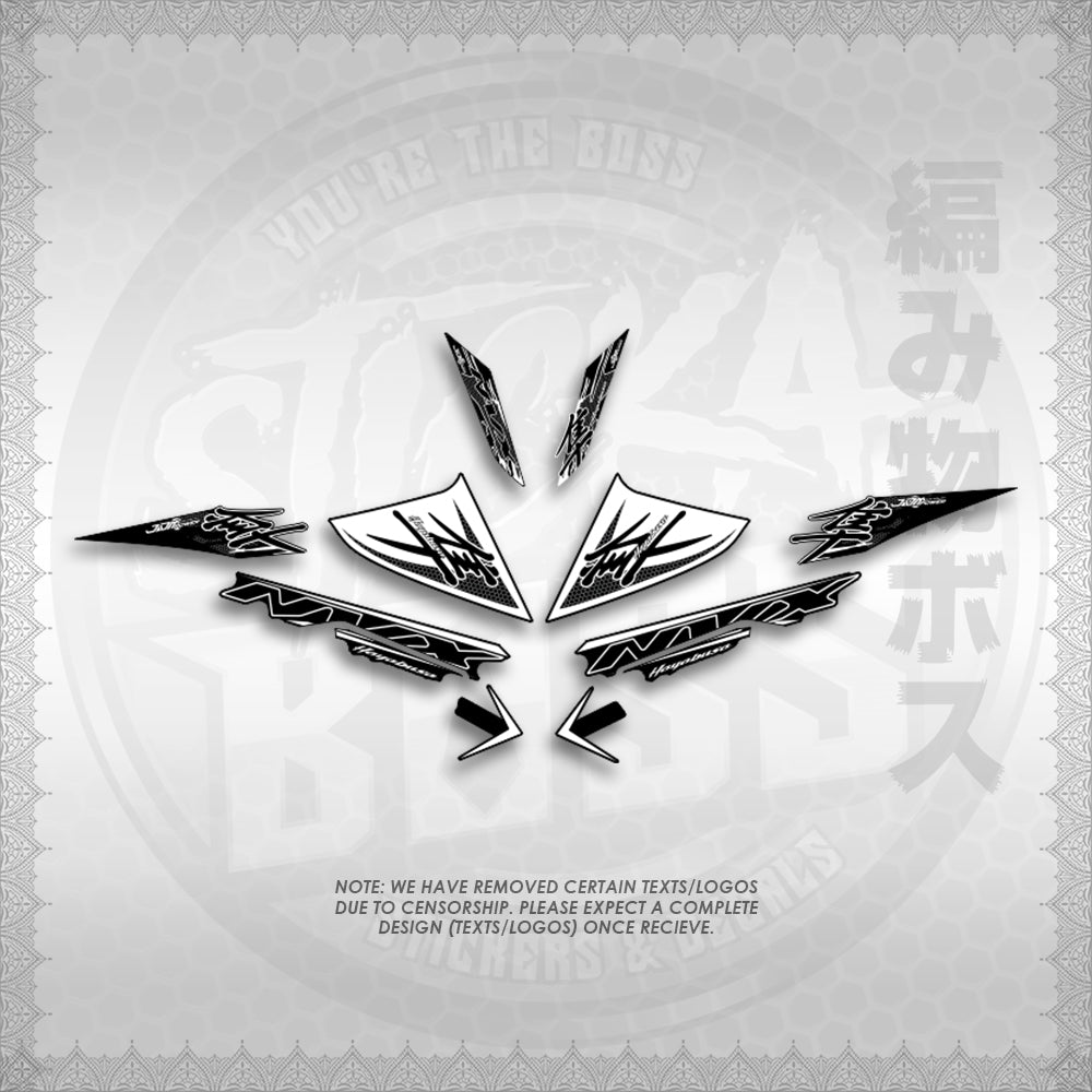 STICKER DECALS for AEROX V3 ALPHA TURBO (AV3HAHO) By STICKABOSS (SOFIE LAMINATED WATERPROOF)