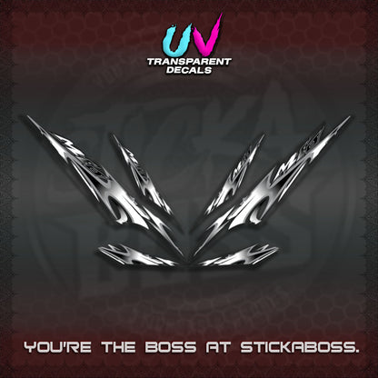 MIO 1 INDO UV TRANSPARENT (STRIPING A46 DESIGN)STICKER DECALS By STICKABOSS