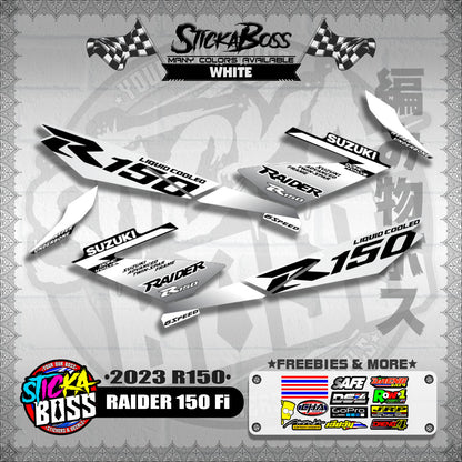 RAIDER 150 Fi DECALS ( 2023 R150 )【WITH FREEBIES】