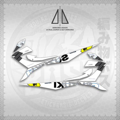STICKER DECALS for RAIDER 150 REBORN CARB (RRCTPIN01) By STICKABOSS (SOFIE LAMINATED WATERPROOF)