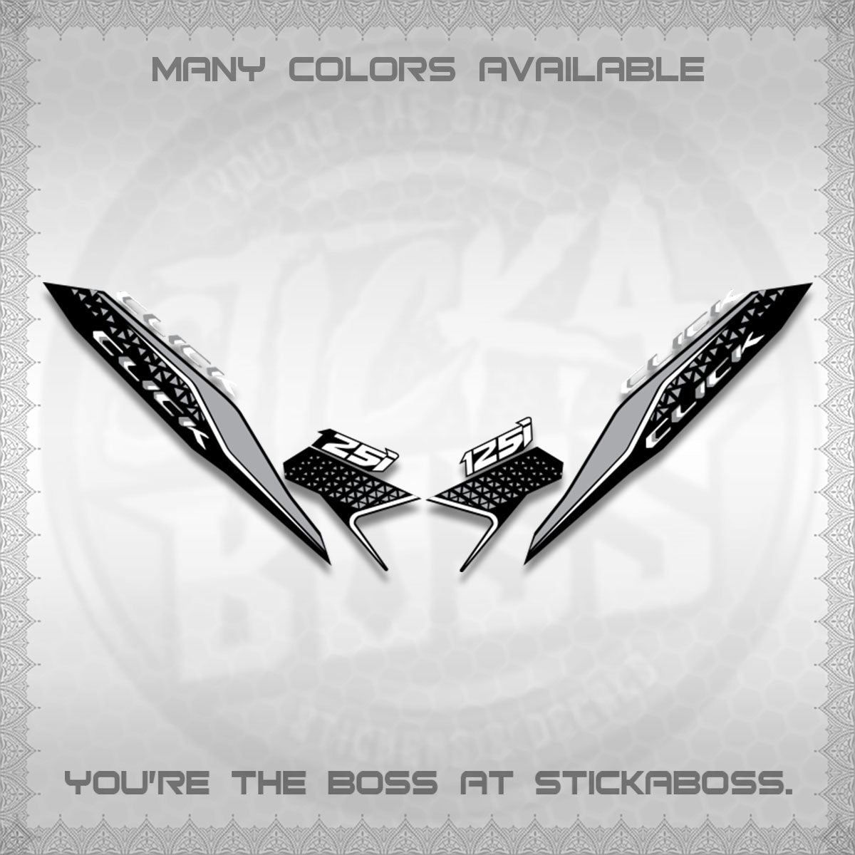 CLICK 125i V3 DECALS(2026 DEKAPAN SEMBILAN DESIGN)STICKER DECALS BY STICKABOSS