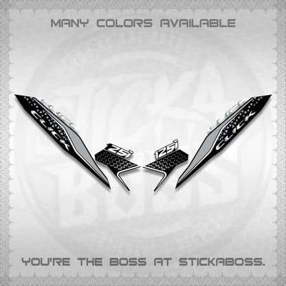 CLICK 125i V3 DECALS(2026 DEKAPAN SEMBILAN DESIGN)STICKER DECALS BY STICKABOSS
