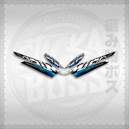 STICKER DECALS for MIO SPORTY (MSP25GLCO) By STICKABOSS (SOFIE LAMINATED WATERPROOF)