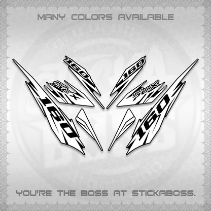 PCX 150 160 INDO DECALS (2026 NEW 08 DESIGN) STICKER DECALS By STICKABOSS
