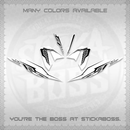 CLICK 125 V4 DECALS (2026 VEERIZA STYLISH DESIGN) STICKER DECALS By STICKABOSS