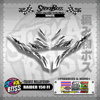 RAIDER 150 FI DECALS ( TRAVIZ MALAYSIAN )【WITH FREEBIES】
