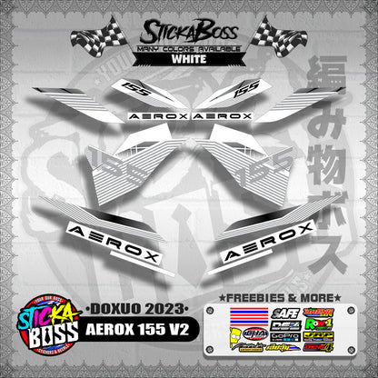 AEROX 155 V2 DECALS ( DOXUO 2023 )【WITH FREEBIES】