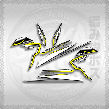 CLICK 125 V3 VARIO VR182114 DESIGN STICKER DECALS By STICKABOSS (SOFIE LAMINATED WATERPROOF)