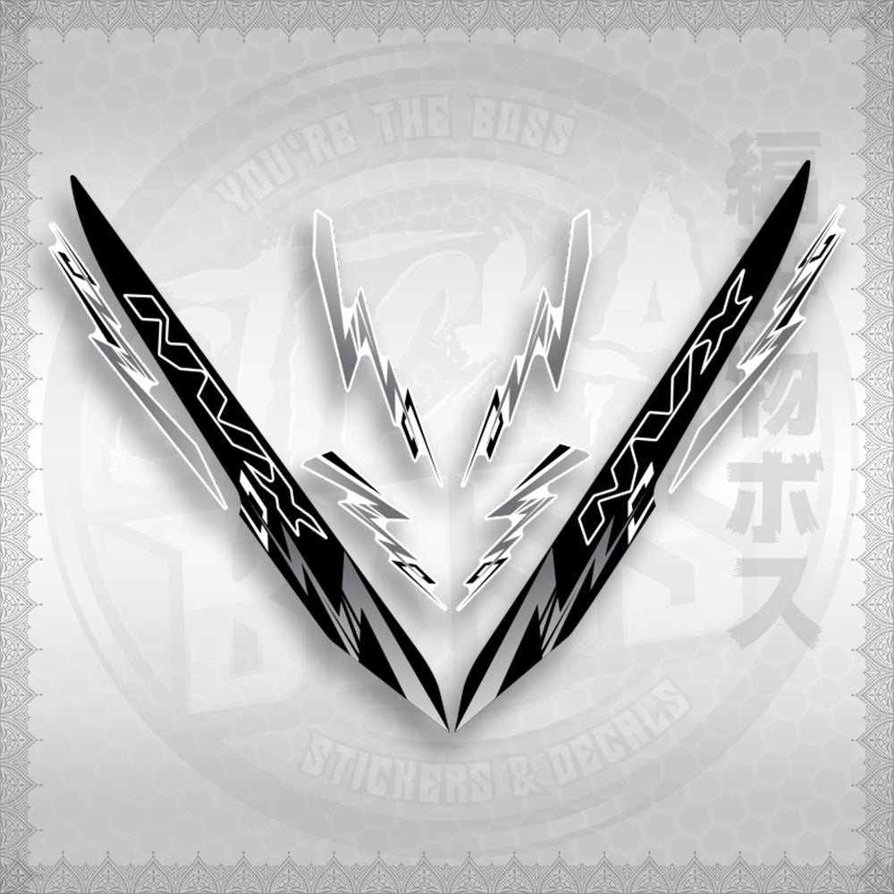 AEROX 155 V1 INDO-MALAY CONCEPT ( NVX ALPHA x OMEGA ) STICKER DECALS By STICKABOSS