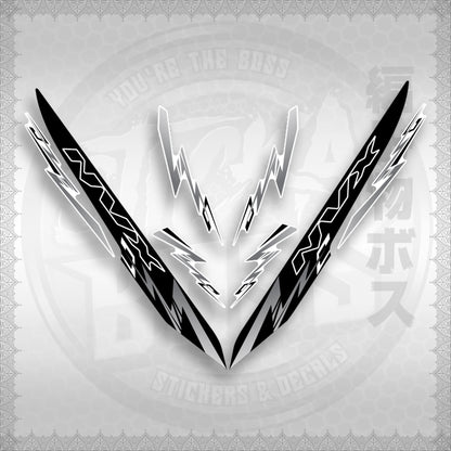 AEROX 155 V1 INDO-MALAY CONCEPT ( NVX ALPHA x OMEGA ) STICKER DECALS By STICKABOSS