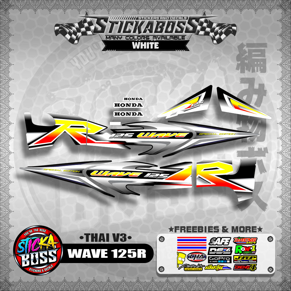 HONDA WAVE 125 R ( THAI V3 ) 【WITH FREEBIES】