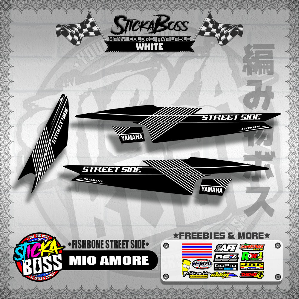 MIO AMORE DECALS ( FISHBONE STREET SIDE )【WITH FREEBIES】
