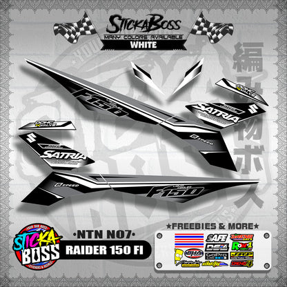 RAIDER 150 FI DECALS ( NTN N07 )【WITH FREEBIES】