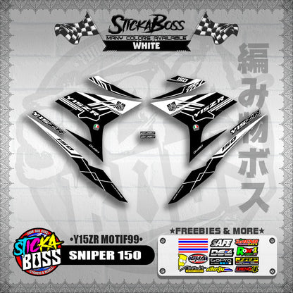 SNIPER 150 DECALS ( Y15ZR MOTIF99 )【WITH FREEBIES】