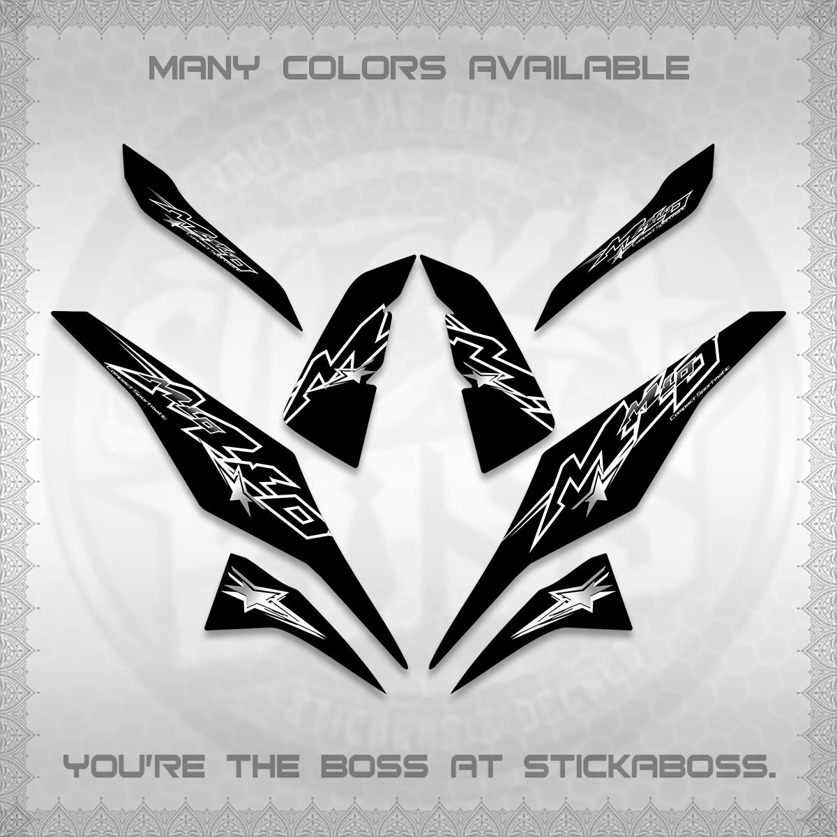 MIO M3 INDO-MALAY DECALS (2026 STAR A04) STICKER DECALS BY STICKABOSS