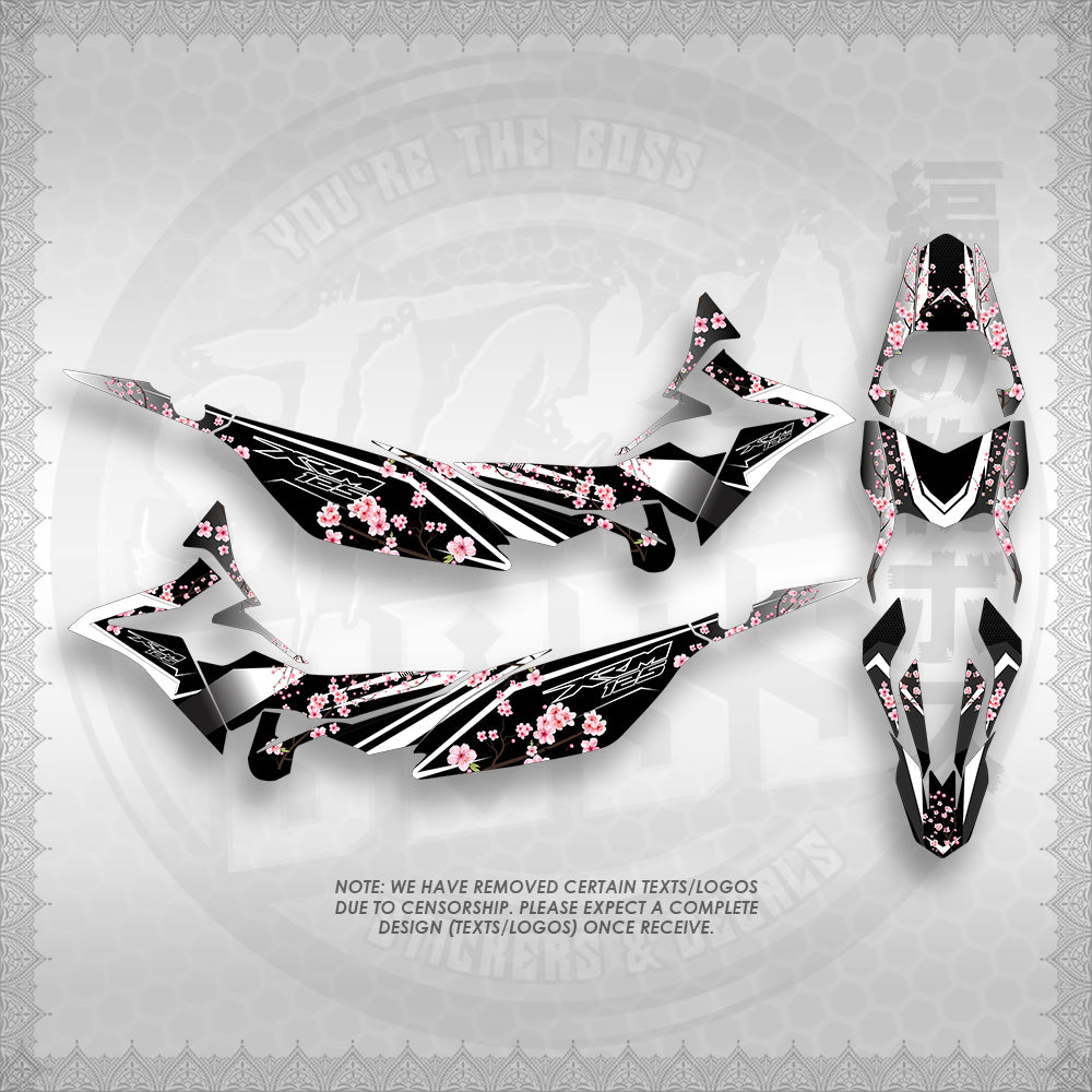 STICKER DECALS FOR XRM 125 FI FULL DECALS (X125FSAIN) By STICKABOSS (SOFIE LAMINATED WATERPROOF)