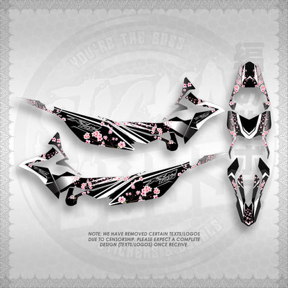 STICKER DECALS FOR XRM 125 FI FULL DECALS (X125FSAIN) By STICKABOSS (SOFIE LAMINATED WATERPROOF)