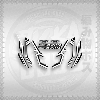 STICKER DECALS for MIO SOUL i125 (MSIEGAVCUDE17) By STICKABOSS (SOFIE LAMINATED WATERPROOF)