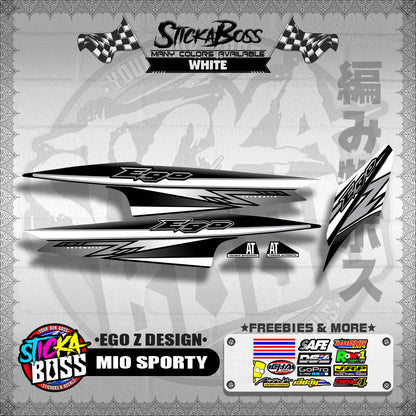 MIO SPORTY DECALS ( EGO Z DESIGN )【WITH FREEBIES】