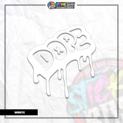 DOPE | VINYL CUT-OUT STICKER   ( ANIME VINYL STICKER DECALS )【Stickaboss】