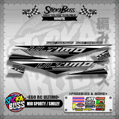 MIO SPORTY / SMILEY DECALS ( EGO RC ULTIMO )【WITH FREEBIES】
