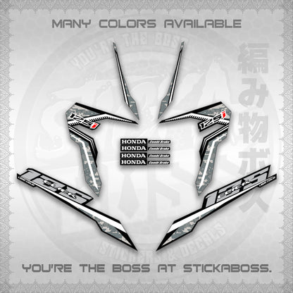 CLICK 125 V3 VIETNAM CONCEPT ( BARCODE STYLE ) STICKER DECALS By STICKABOSS