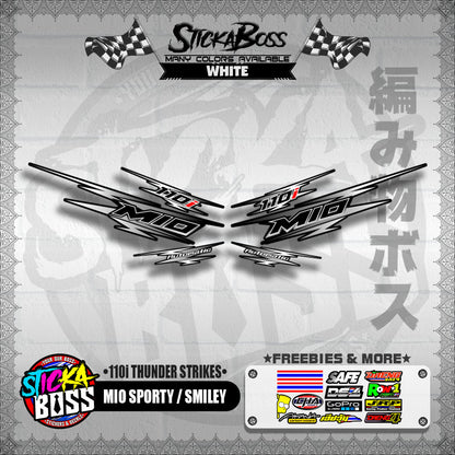 MIO SPORTY / SMILEY DECALS ( 110i THUNDER STRIKES )【WITH FREEBIES】
