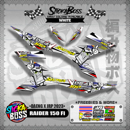 RAIDER 150 Fi DECALS ( DAENG x JRP 2023 )【WITH FREEBIES】