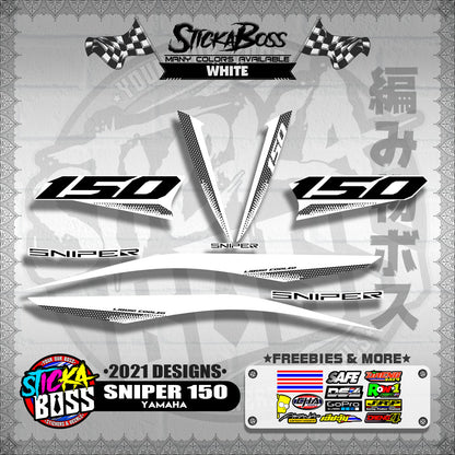 SNIPER 150 DECALS ( 2021 DESIGNS )【WITH FREEBIES】