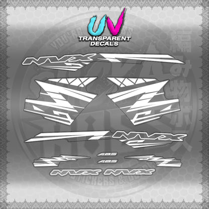 【PREMIUM UV PRINT】TRANSPARENT AEROX V3 ALPHA TURBO INDO (AV314ARV9S)【WITH FREEBIES】