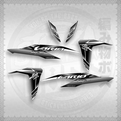 CLICK 125 / 150 V3 ( VARIO JRP ) STICKER DECALS By Stickaboss