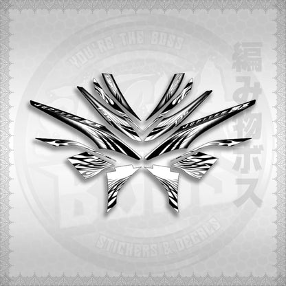 STICKER DECALS for SNIPER 135 MX JUPITER (S13509FICUBO)By STICKABOSS (SOFIE LAMINATED WATERPROOF)